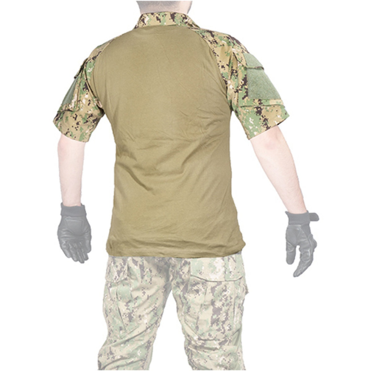 Lancer Tactical Tactical Combat Short Sleeve Shirt - JUNGLE DIGITAL - Large