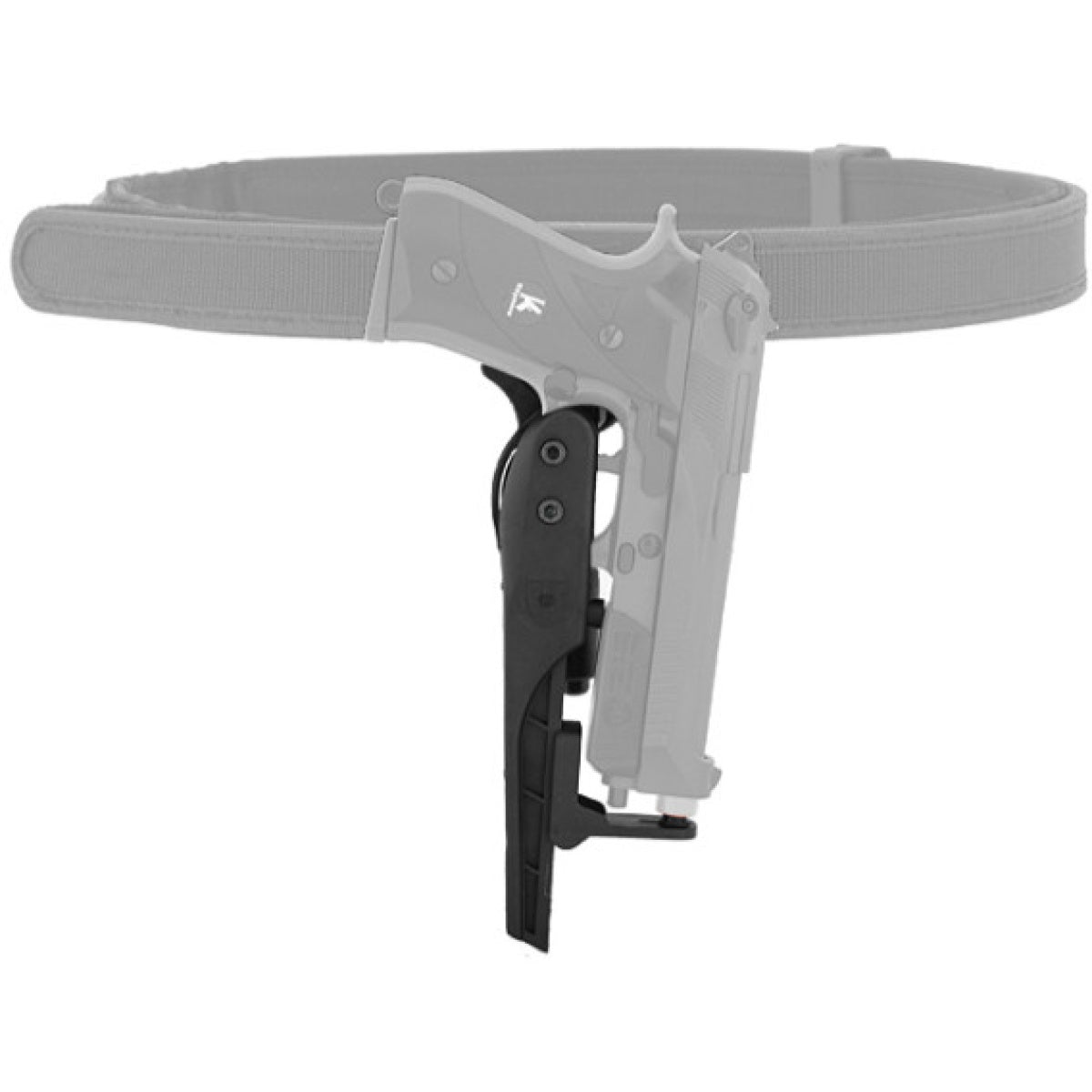 Lancer Tactical Airsoft Variable Holster Competition Quick Shooter - BLACK