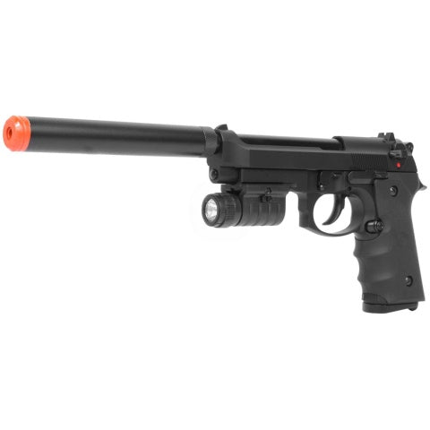 KJW SIG3 M9 SOCOM Gas Blowback Airsoft Pistol w/ Mock Suppressor