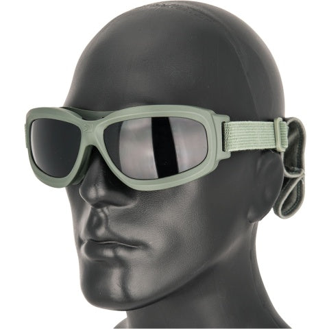 Bobster Airsoft Bravo 2 Ballistic Goggles - OD GREEN