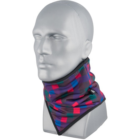 Zan Headgear Airsoft Neck Gaiter Fleece - QUAD PLAID