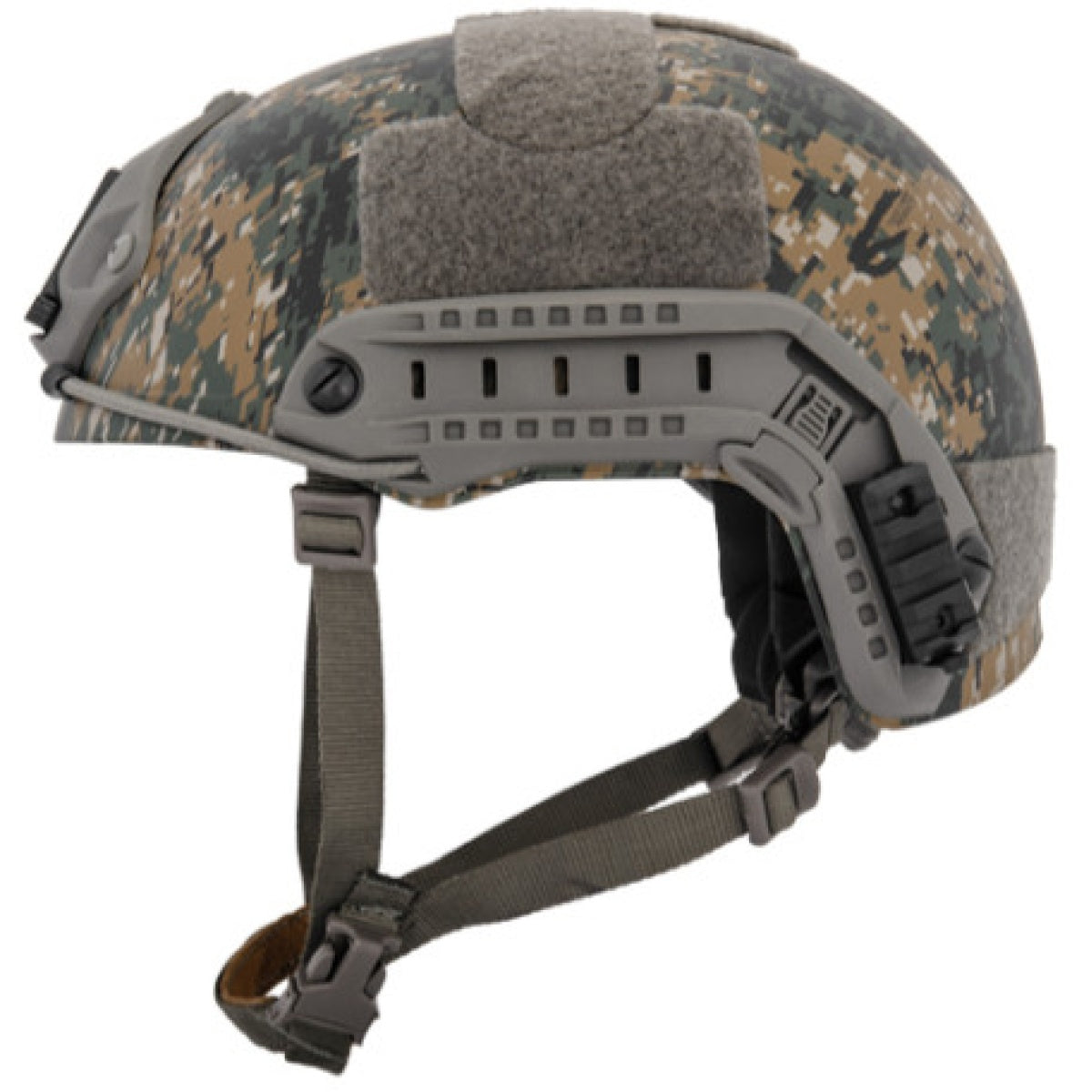 Lancer Tactical Airsoft Ballistic MH Type Helmet (Color: Digital Woodland)