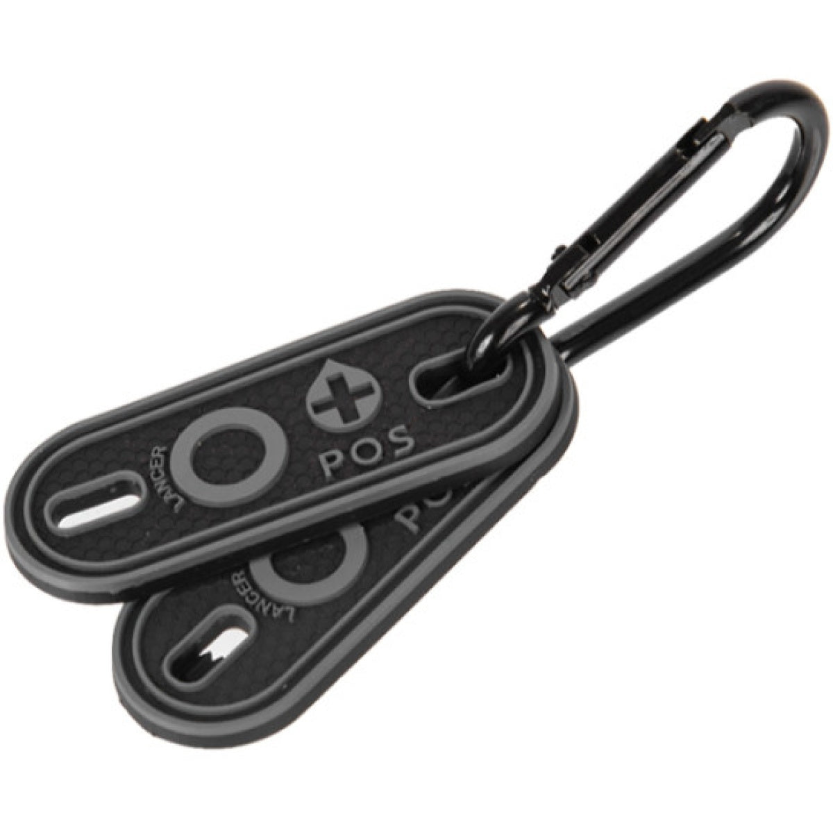 Lancer Tactical PVC "O+" Blood Type Hang Tags - BLACK