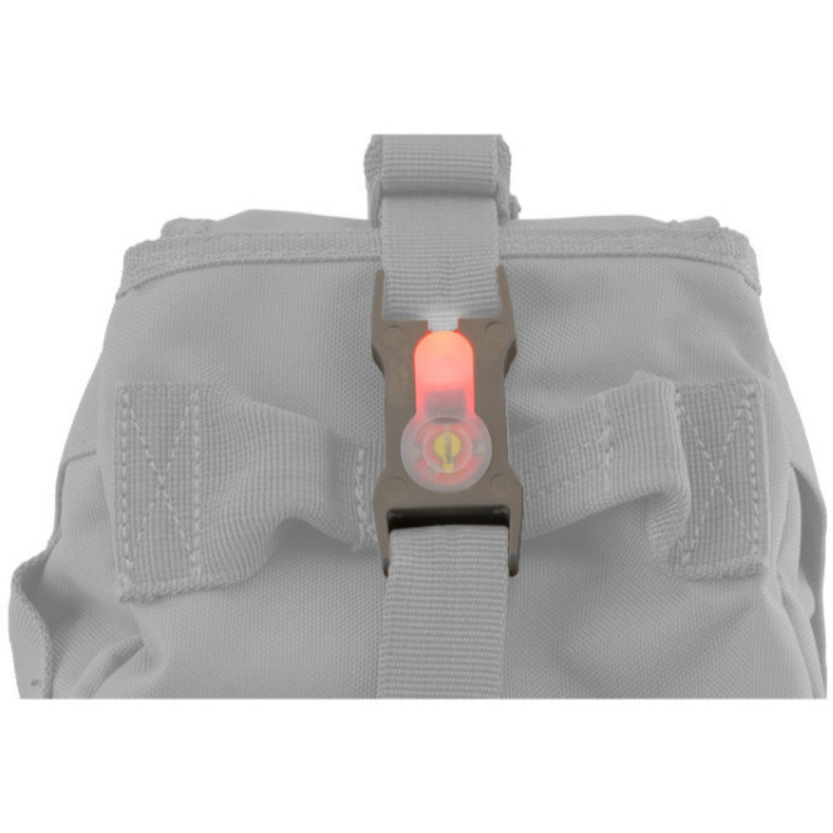 FMA 1" Webbing Split Bar Strobe Light - PINK L.E.D. - DARK EARTH