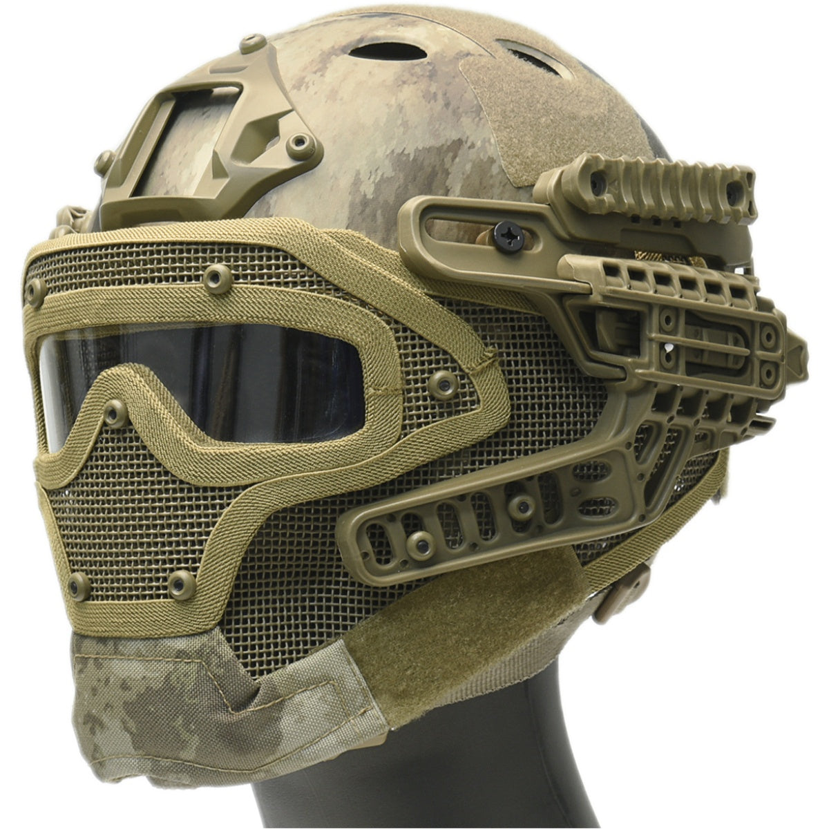 Sentinel Gears G4 System Nylon BUMP Helmet Mask w/ Goggles - AT