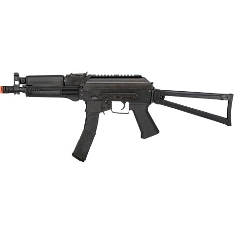 LCT Vityaz Steel PP-19-01 AEG Airsoft Submachine Gun - (Black)