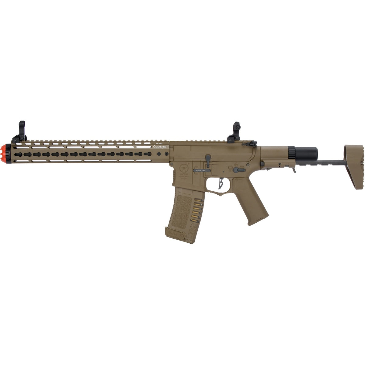 Elite Force ARES 13.5" AMOEBA M4 AEG Airsoft Rifle - DARK EARTH