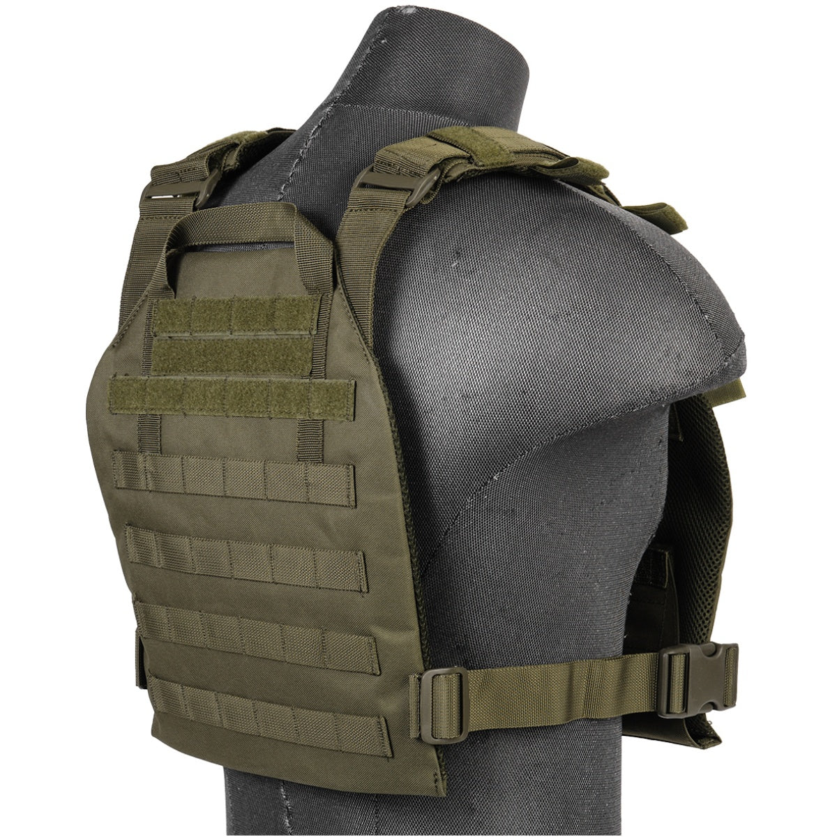 Lancer Tactical Nylon QR Lightweight Tactical Vest (OD Green)