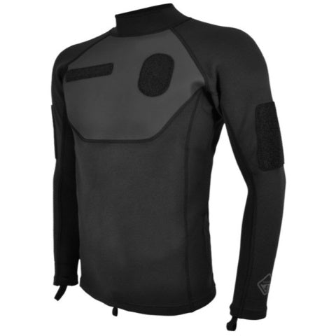 Hazard 4 High-Tech Neoprene Skin Diver I.D. Wet-Shirt - BLACK - SMALL