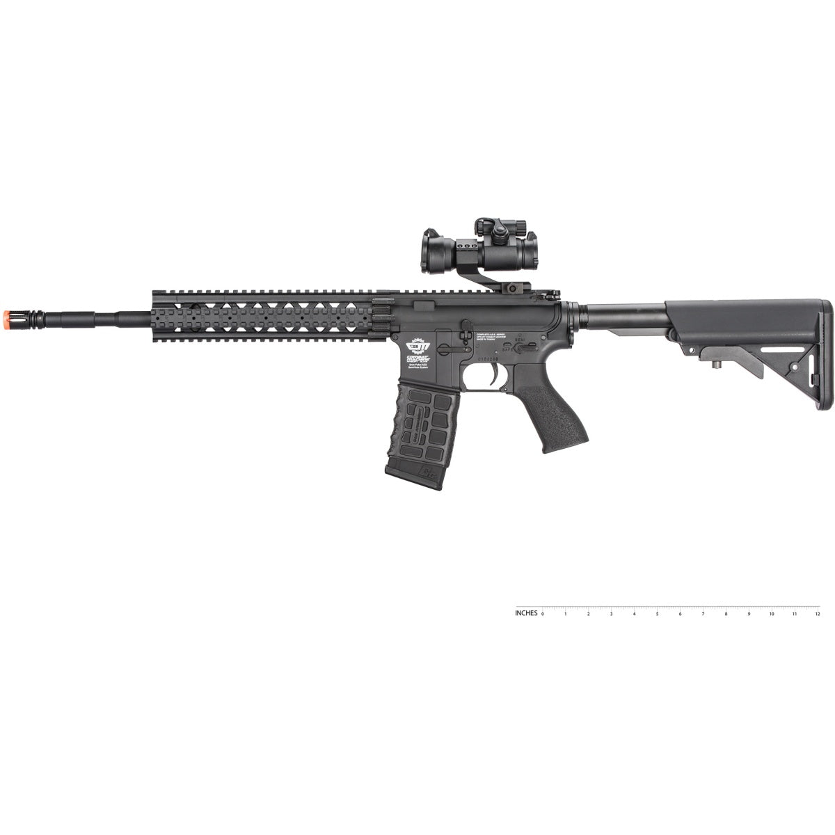 G&G Combat Machine R8-L AEG M4 Airsoft Rifle - BLACK