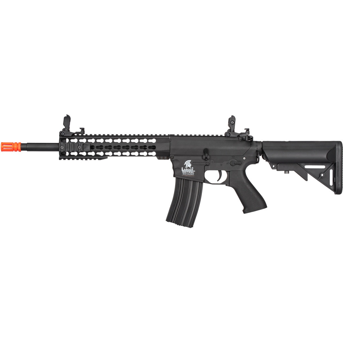 Lancer Tactical Gen 2 10" KeyMod M4 Evo Airsoft AEG Rifle - Black (Battery and Charger Included)
