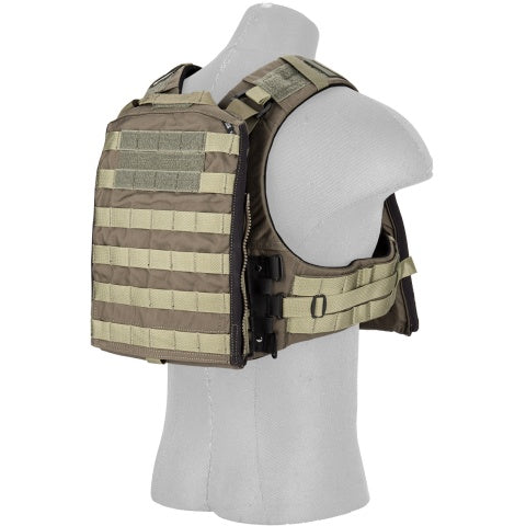 Crye Precision Licensed AVS Adaptive Vest System Plate Carrier - RANGE GREEN - LARGE