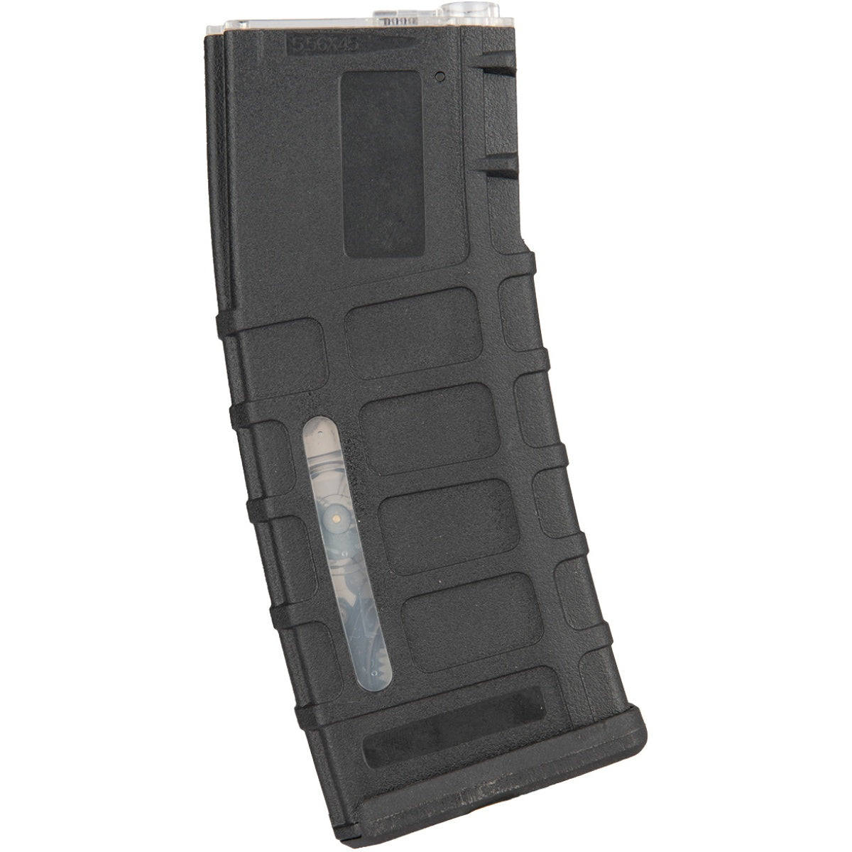 Sentinel Gears 350rd Waffled Polymer M4/M16 High Capacity AEG Magazine - BLACK
