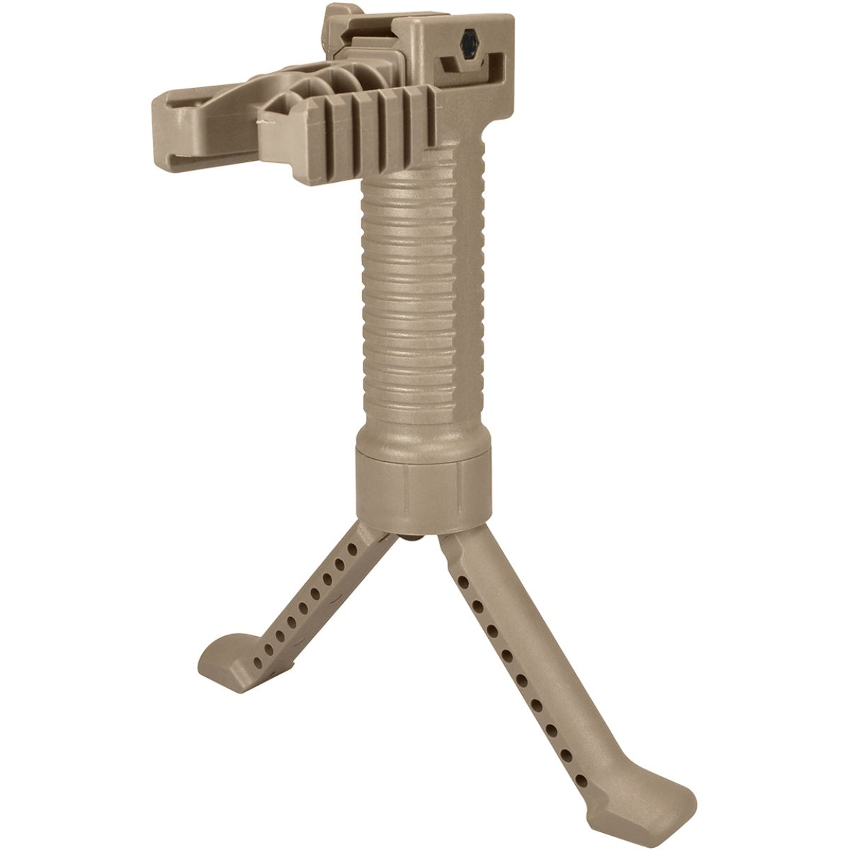 Sentinel Gears Tactical Bipod Grip and Dual Rail Grip Pod System - TAN ...