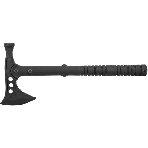 Lancer Tactical MOLLE Polymer Training Battle Axe w/ Hammer - BLACK