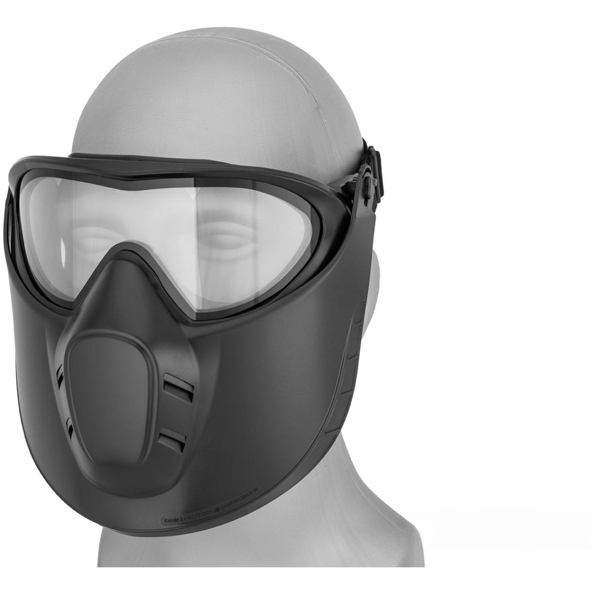 Valken VSM Switch Therm Flip Up Face Shield Airsoft Goggles - BLACK/CLEAR