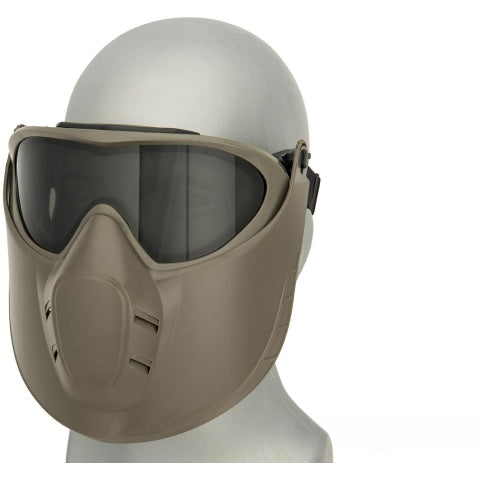Valken VSM Switch Therm Flip Up Face Shield Airsoft Goggles - OD GREEN/GRAY