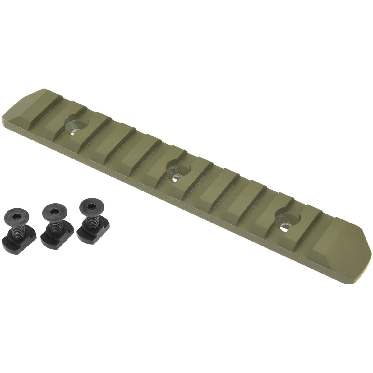 Atlas Custom Works 11-Slot M-LOK Picatinny Rail Segment- DARK EARTH