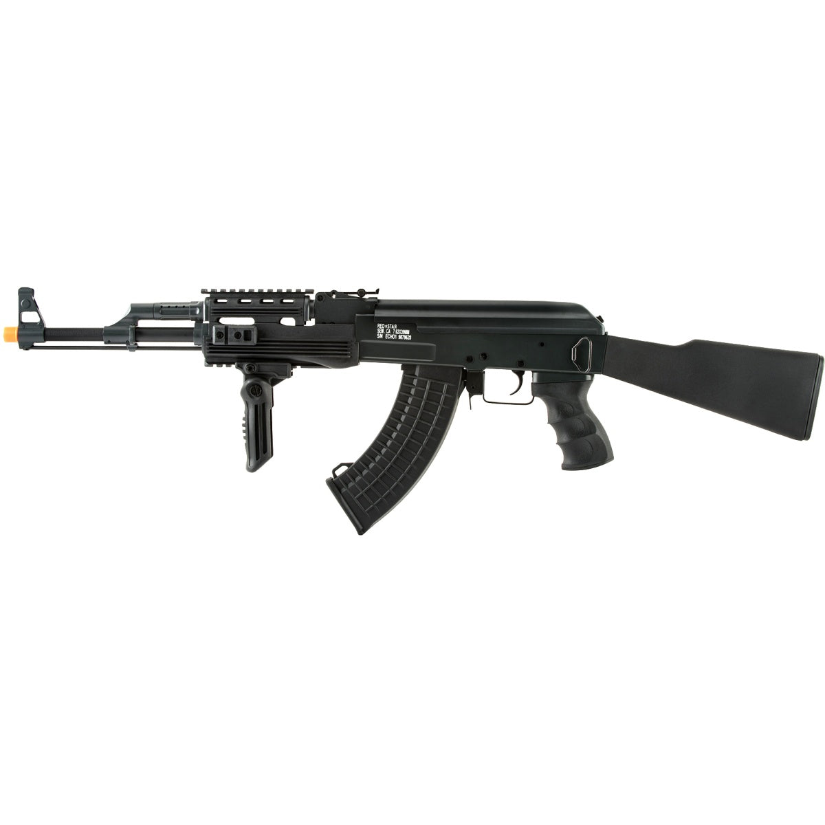 Echo1 Full Metal Red Star 47 RIS AEG w/ Battery and Charger - BLACK