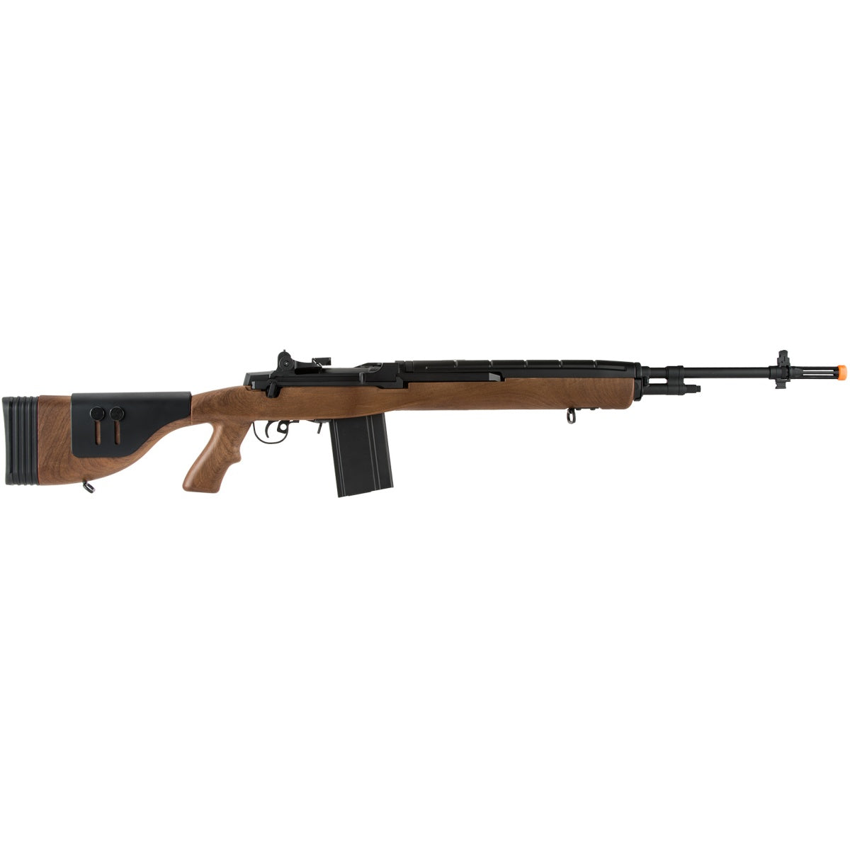 Lancer Tactical LT-732 DMR Stock 45" M14 SOCOM Airsoft AEG - FAUX WOOD