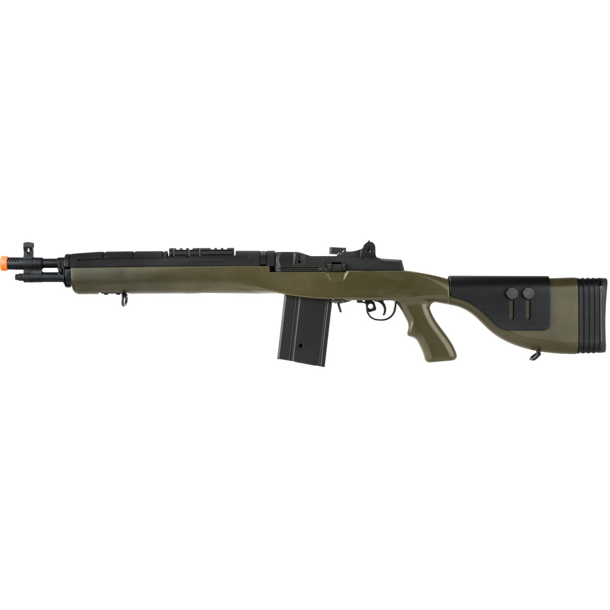 Lancer Tactical LT-732 DMR Stock 38" M14 SOCOM Airsoft AEG - OD GREEN