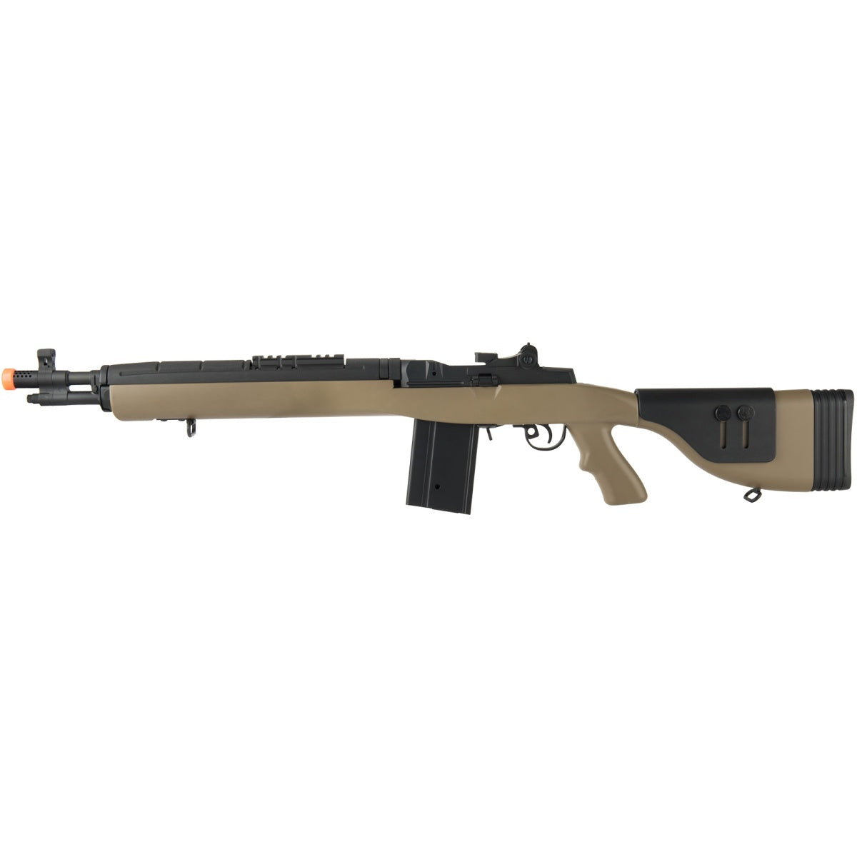 Lancer Tactical LT-732 DMR Stock 38" M14 SOCOM Airsoft AEG - TAN