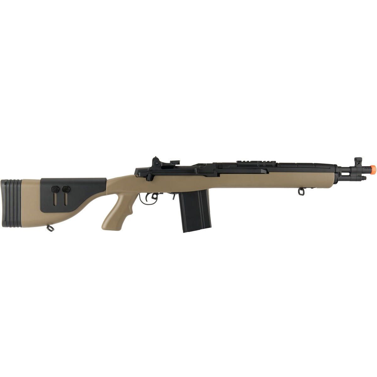 Lancer Tactical LT-732 DMR Stock 38" M14 SOCOM Airsoft AEG - TAN