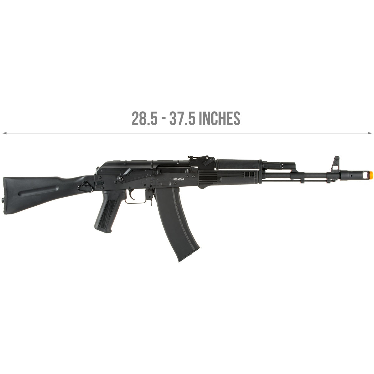 Echo1 Full Metal Red Star VMG Vector Machine Gun AEG w/ Battery and Charger - BLACK