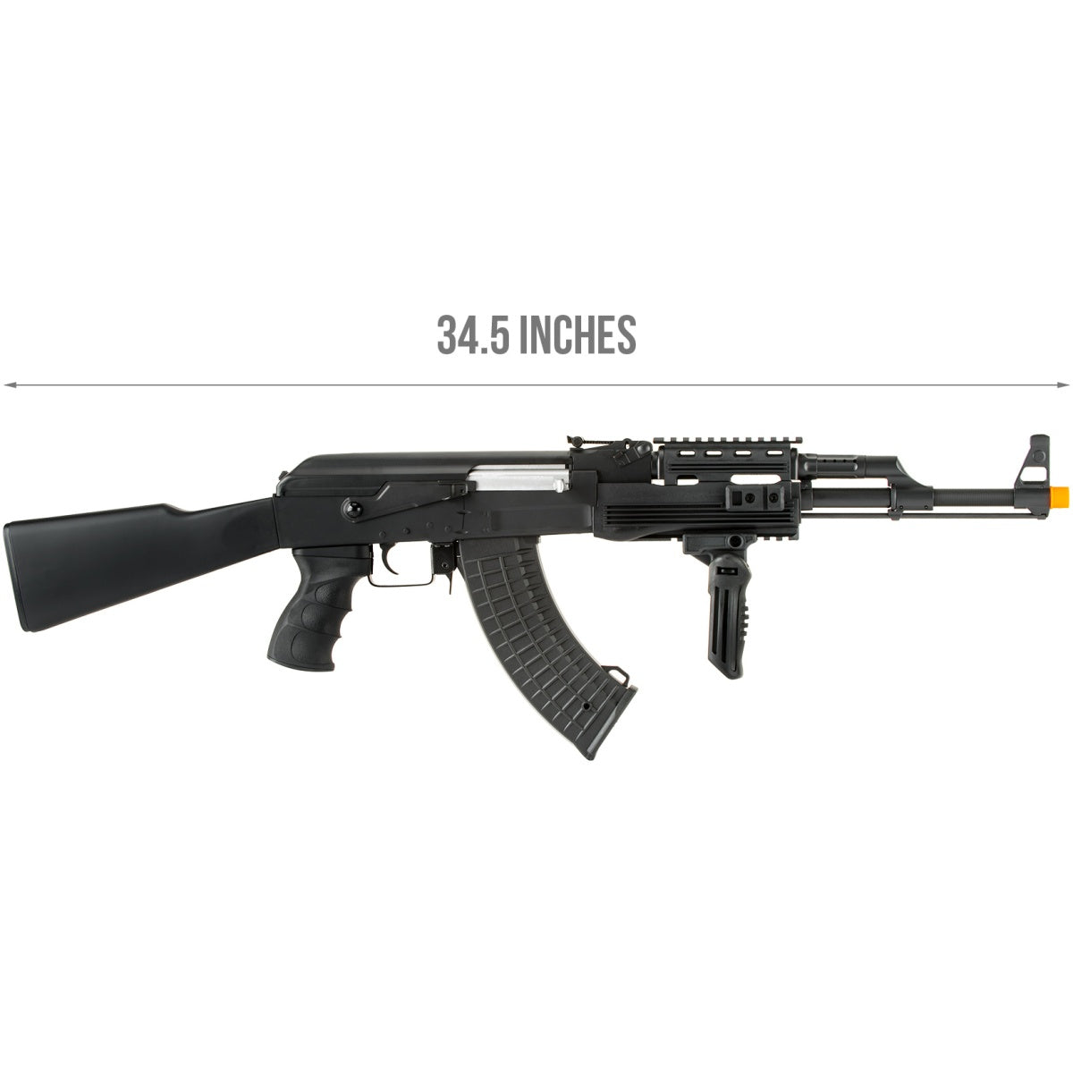 Echo1 Full Stock Red Star 47 RIS AEG w/ Battery and Charger - BLACK
