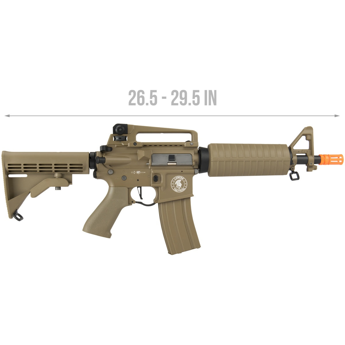 Lancer Tactical M933 Commando Proline Series Airsoft AEG Rifle (Color: Tan)