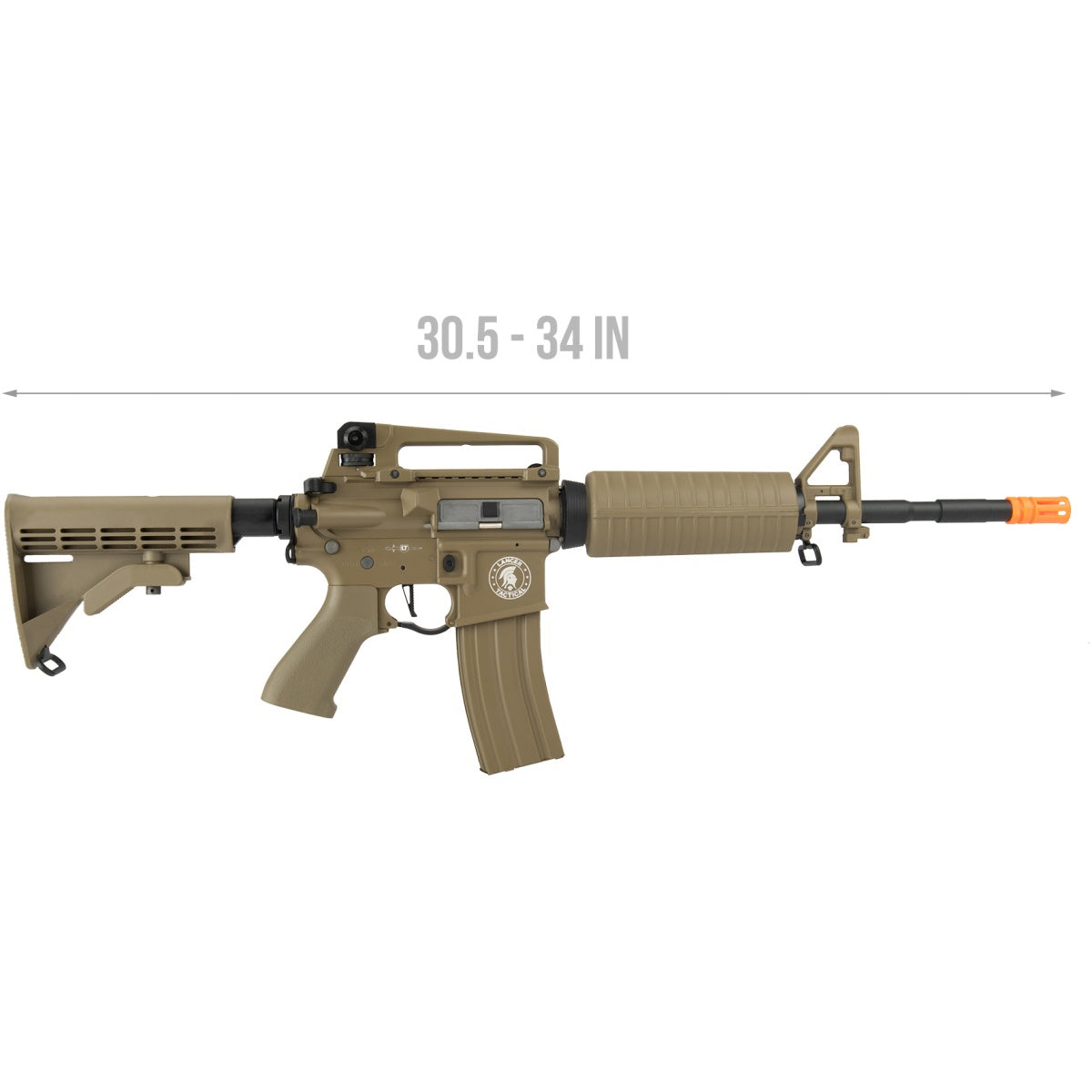 Lancer Tactical M4A1 LT-06 Carbine Proline Series Airsoft AEG [HIGH FPS] - TAN