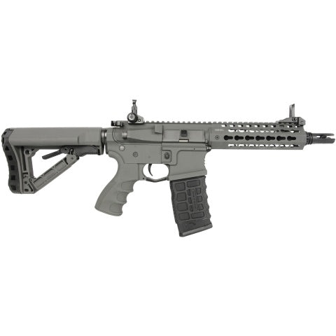 G&G 7" KeyMod Combat Machine CM16 SRS AEG - BATTLESHIP GRAY