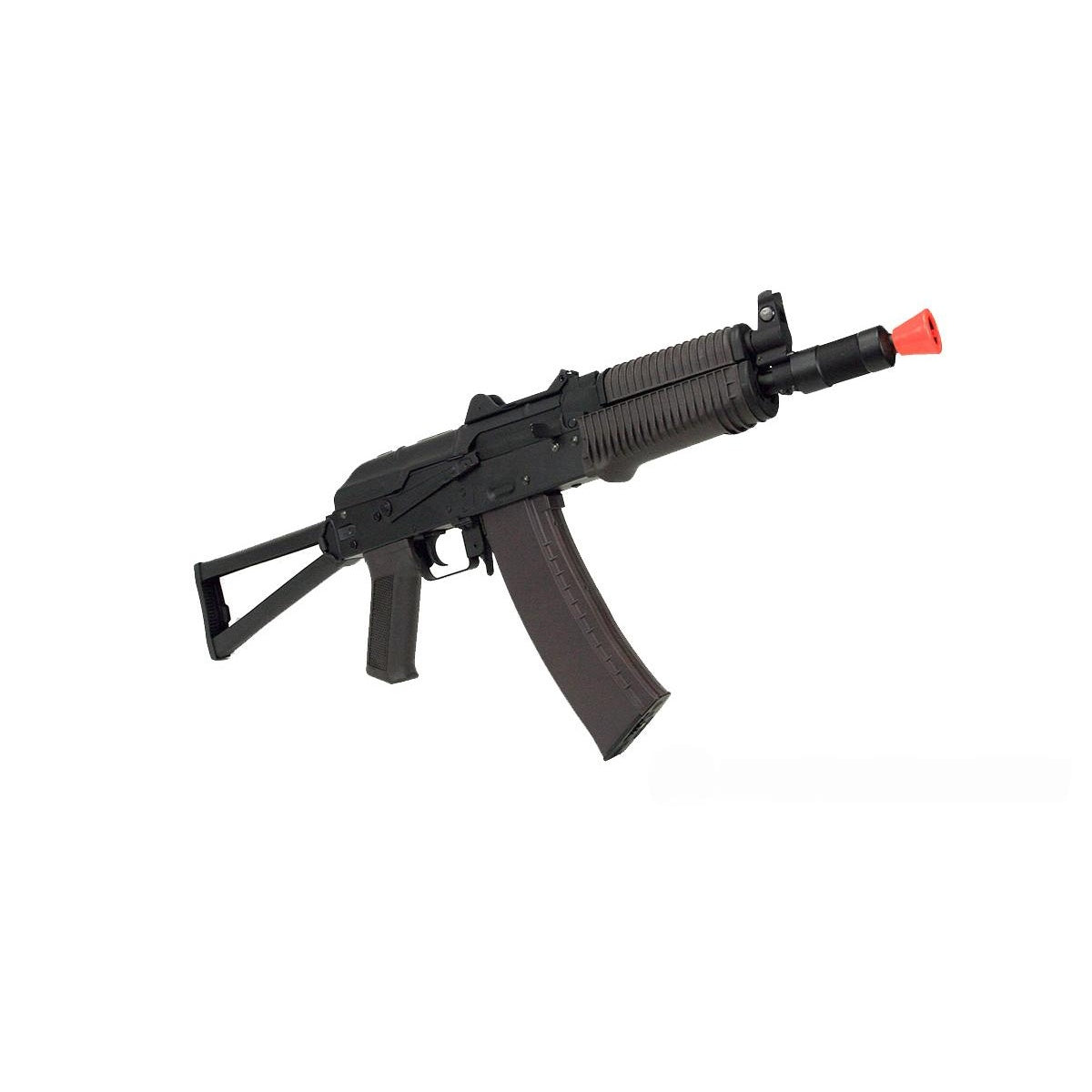 Lancer Tactical Full Metal AKS-74UN Airsoft AEG Rifle - BLACK