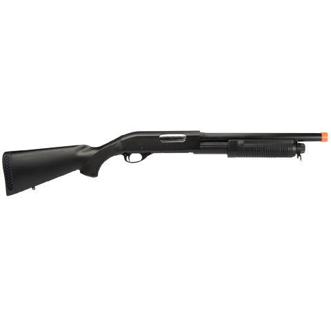 Lancer Tactical M870 Shell Loading Tri-Shot Airsoft Shotgun - BLACK