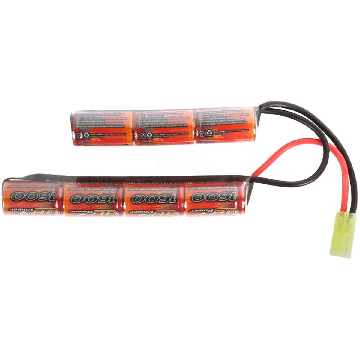 VB-Power 8.4V NiMH Butterfly / Nunchuck Battery for AEGs - 1600 mAh