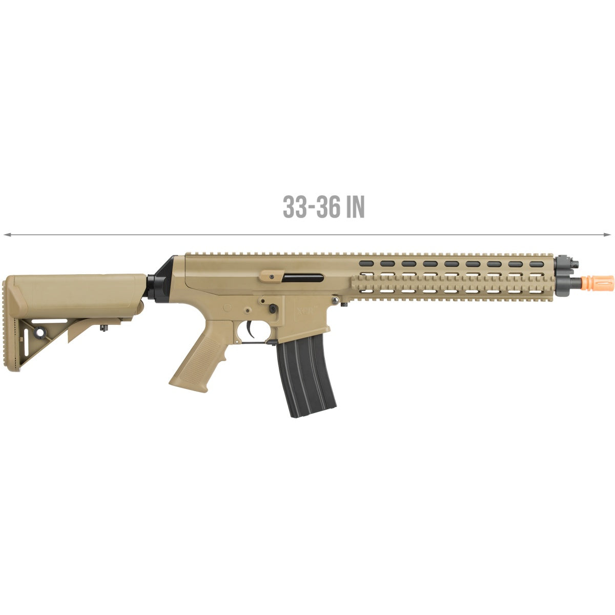 Echo1 Robinson Armament Licensed XCR-L Airsoft AEG Rifle - DESERT TAN
