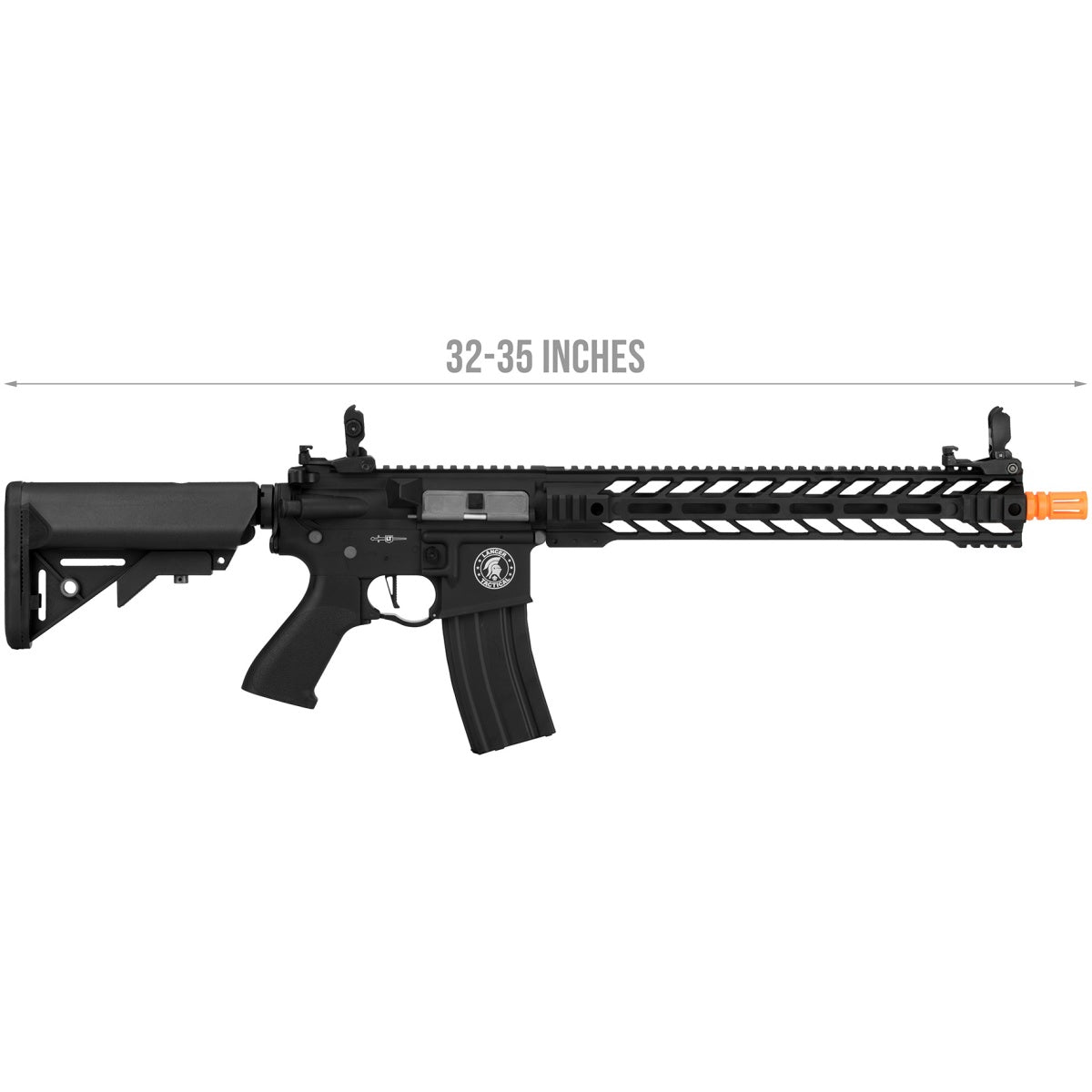 Lancer Tactical Proline Enforcer Battle Hawk 14" M4 Airsoft Rifle (Color: Black)