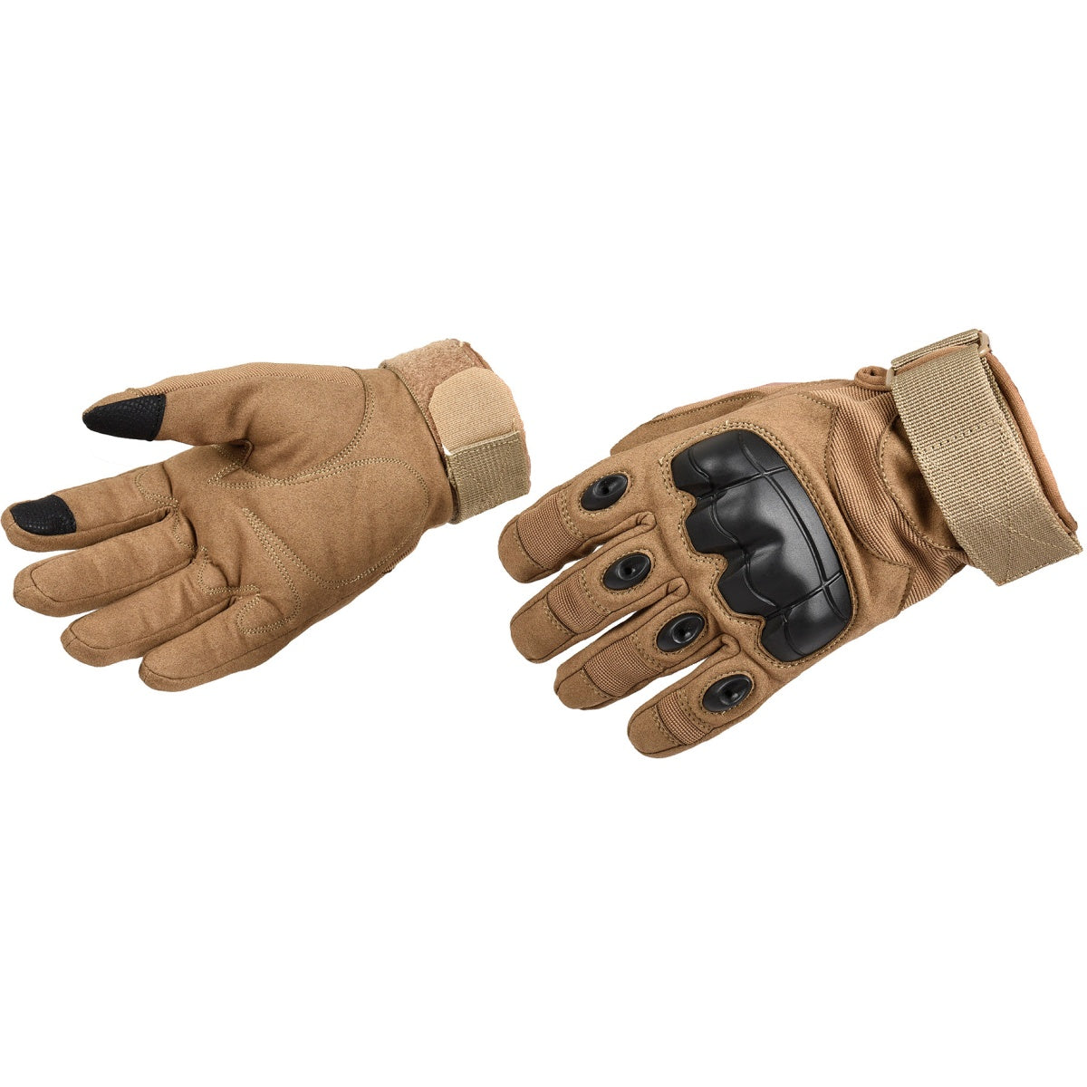 Lancer Tactical Airsoft Hard Knuckle Gloves - TAN - Small