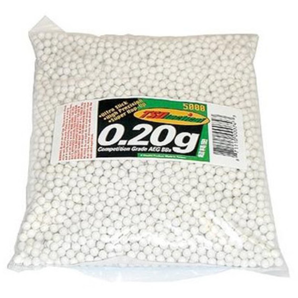 0.20G TSD Premium Grade Seamless Airsoft BBs - 5000 Round Bag