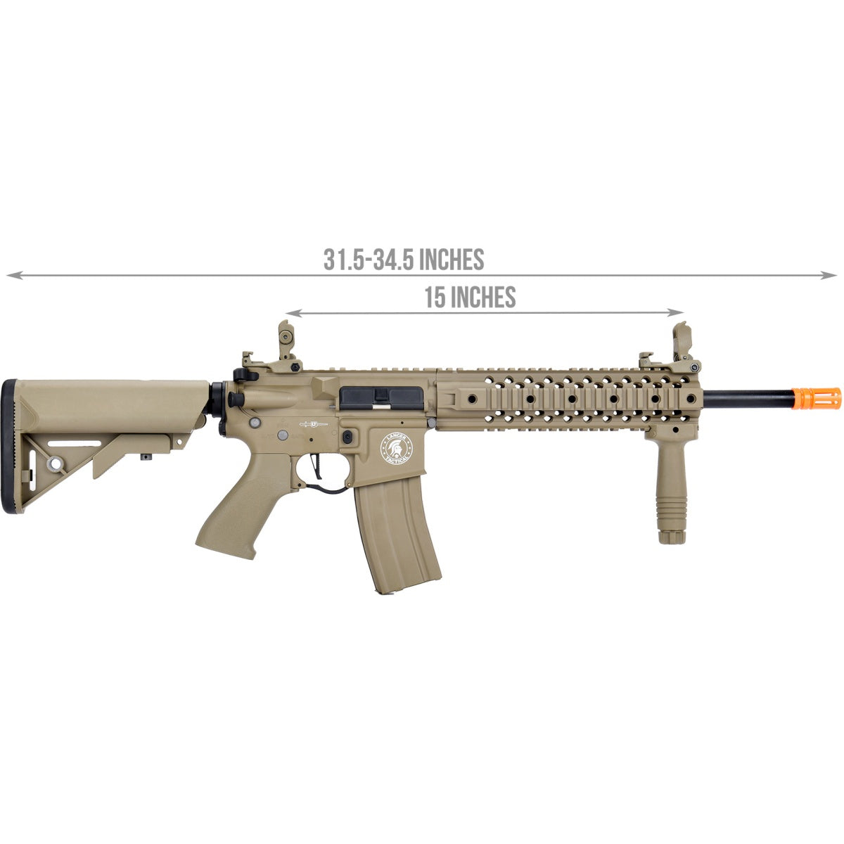 Lancer Tactical Low FPS Gen 2 Proline M4 Evo Airsoft AEG Rifle (Color: Tan)