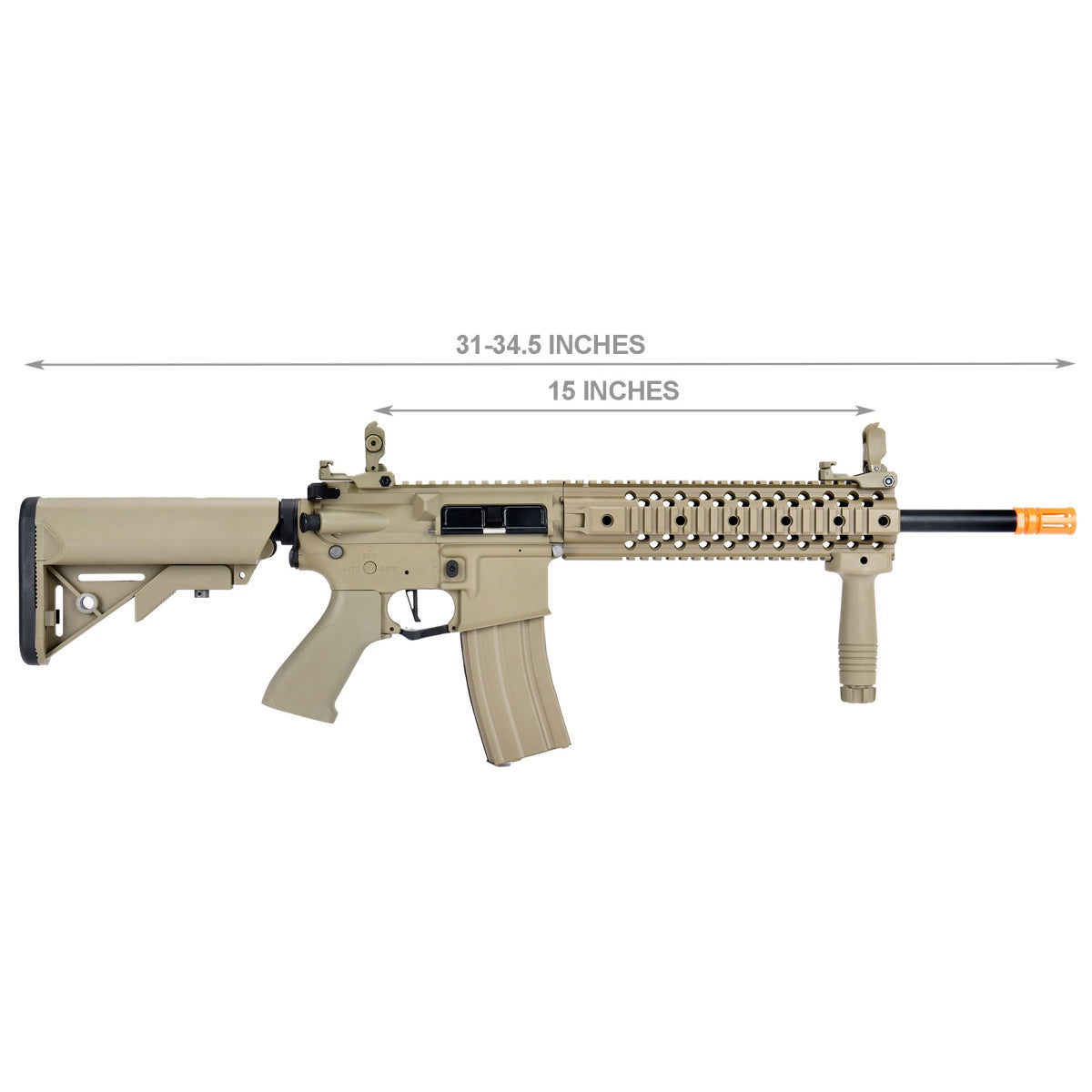 Lancer Tactical Hybrid Gen 2 Proline M4 Evo Airsoft AEG Rifle (Color: Tan)