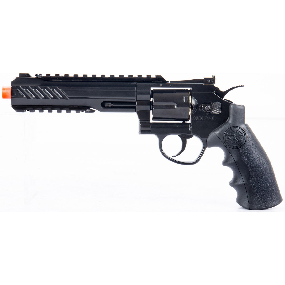 SRC 6" Titan Full Metal CO2 Airsoft Revolver - BLACK