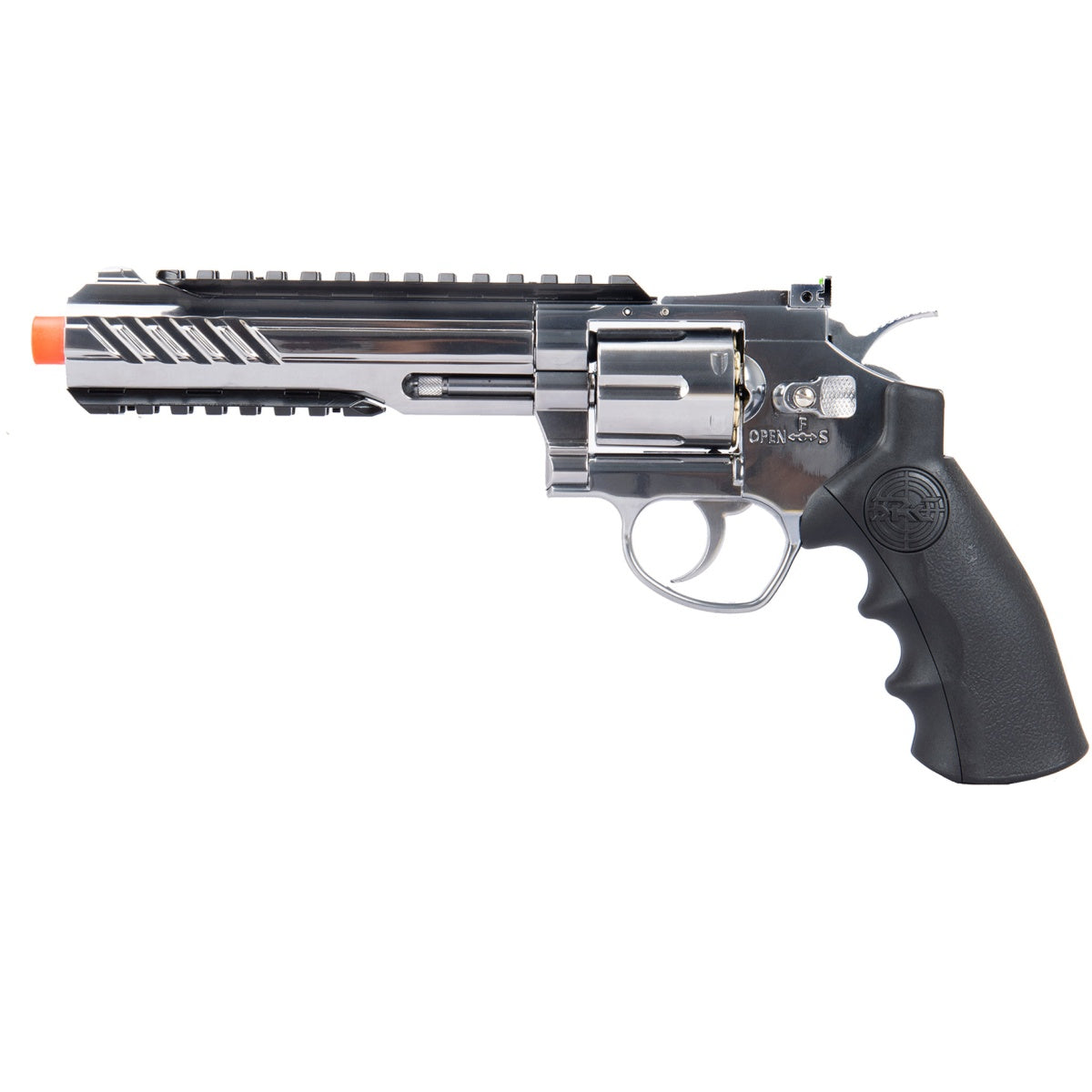 SRC 6" Titan Full Metal CO2 Airsoft Revolver - SILVER