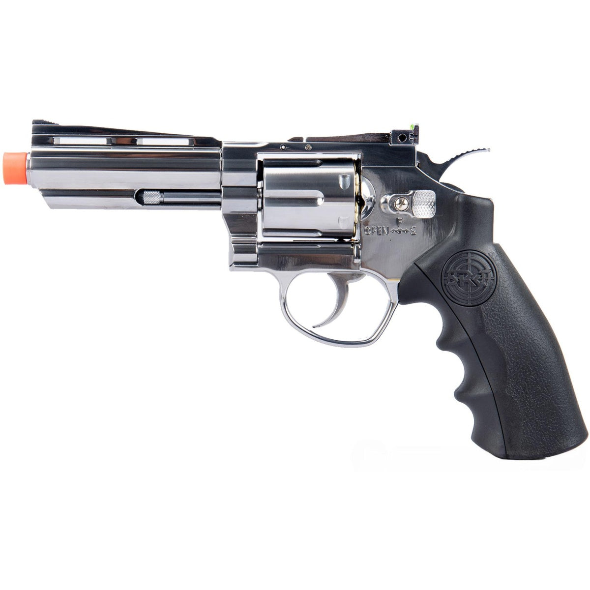 SRC 4" Titan Full Metal CO2 Airsoft Revolver - SILVER
