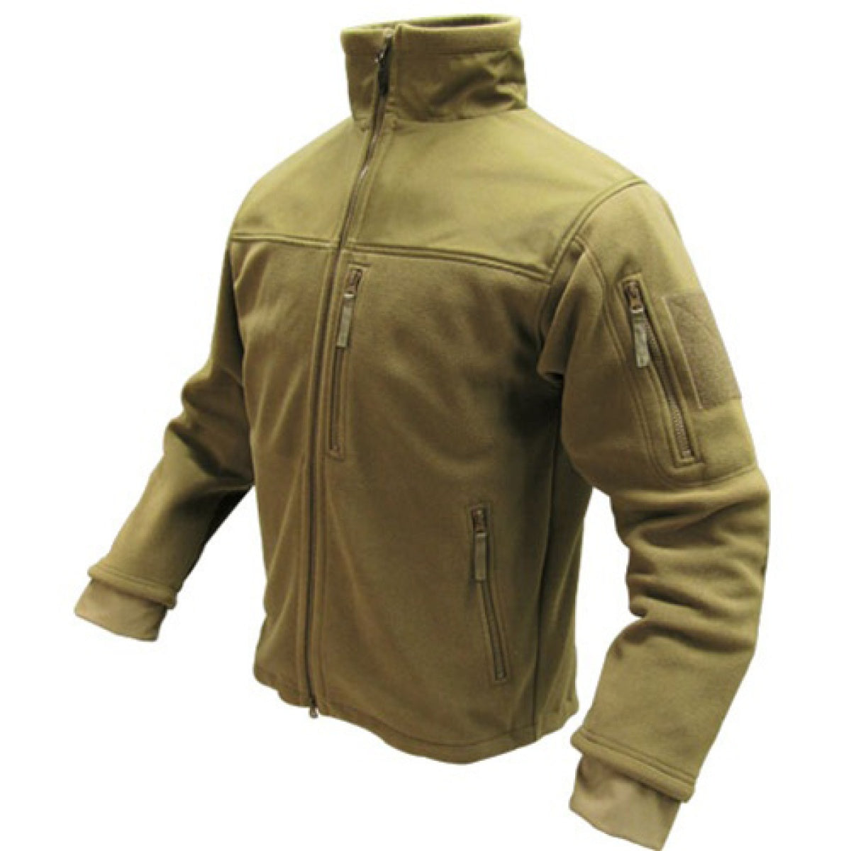 Condor Outdoor Tactical ALPHA Micro Fleece Jacket #601 - TAN
