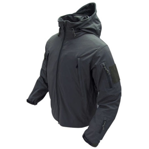 Condor Outdoor Tactical SUMMIT Soft Shell Jacket #602 - BLACK - 3XL
