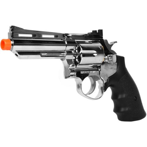 HFC .357 Style Gas Non Blowback Airsoft Compact Revolver - SILVER