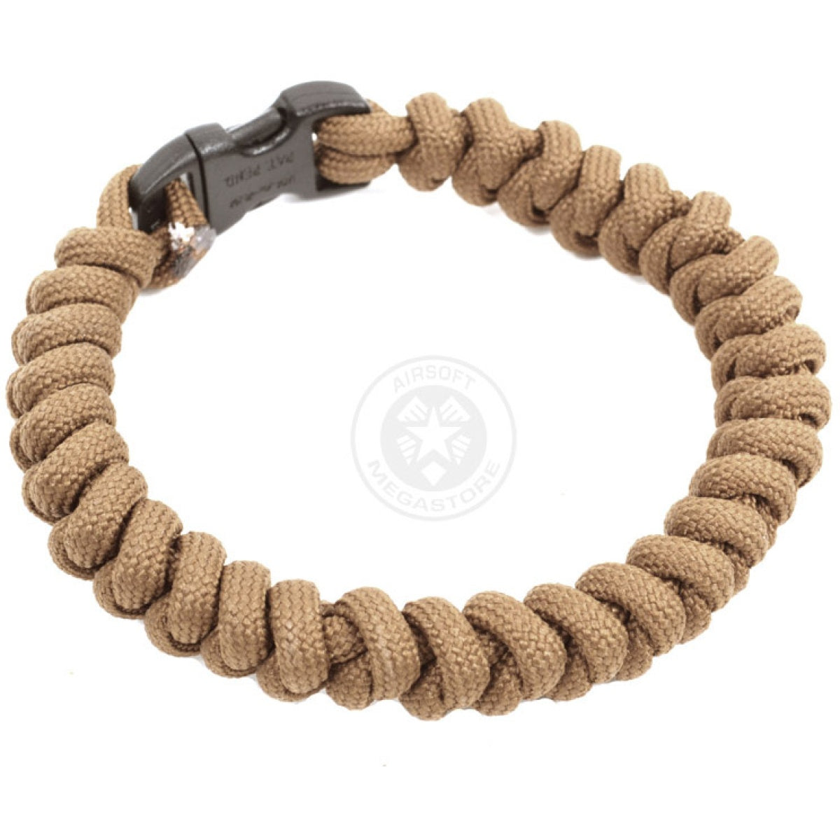 Flyye Industries Mil-Spec Paracord Snake Weave Bracelet - COYOTE BROWN