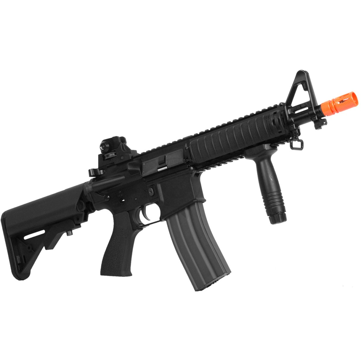 G&G Top Tech Full Metal TR15 CQB Raider EBB Airsoft AEG Rifle - BLACK
