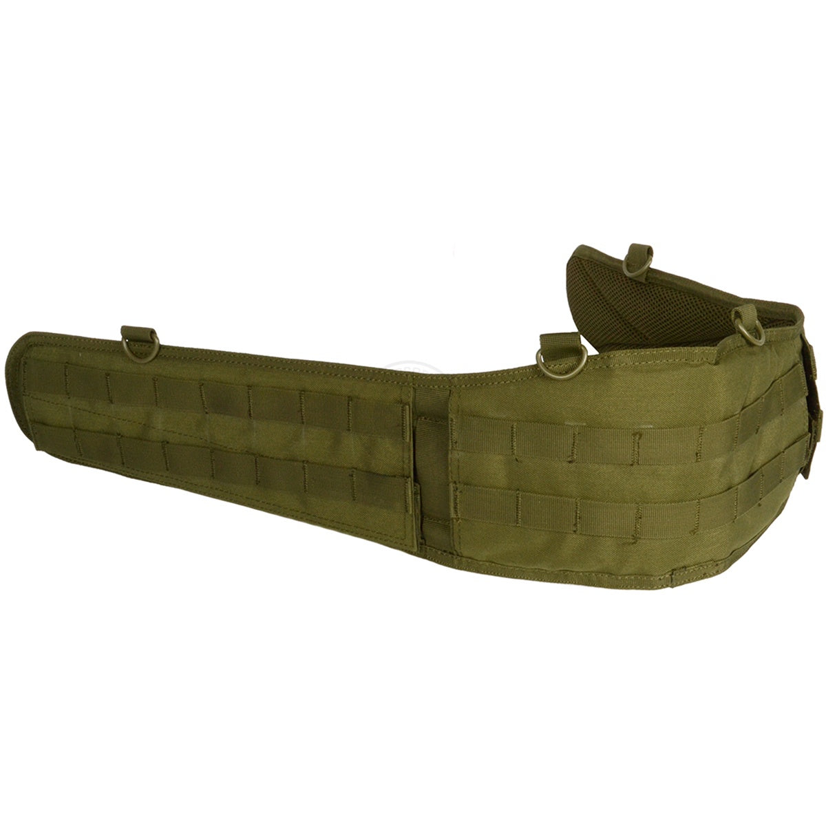 Condor Outdoor Airsoft MOLLE Battle Belt w/ Lumbar Support - OD GREEN - M